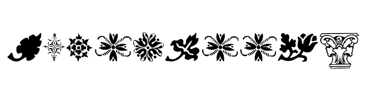 PrintersOrnamentsOne  Free Fonts Download