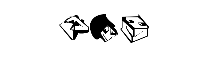 EdgedFaces  Free Fonts Download