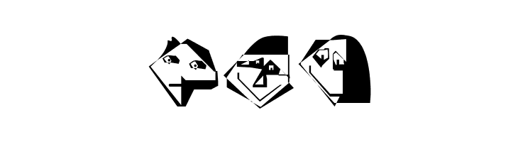 EdgedFaces  Free Fonts Download