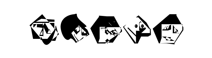 EdgedFaces  Free Fonts Download