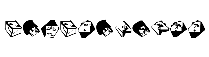 EdgedFaces  Free Fonts Download