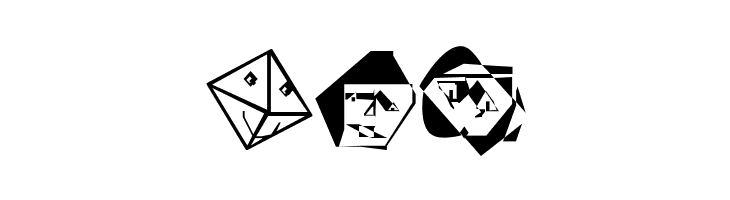 EdgedFaces  Free Fonts Download