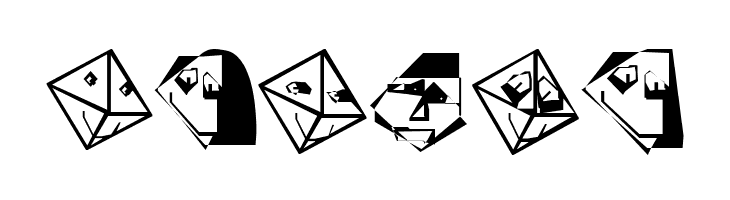 EdgedFaces  Free Fonts Download