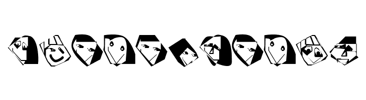 EdgedFaces  Free Fonts Download