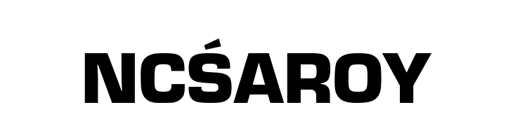 NC%25C5%259AAROY Eurostar Black Font