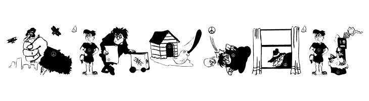 PeaceAndNightmares  Free Fonts Download