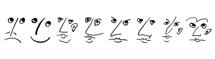 Wacofaces04  Free Fonts Download