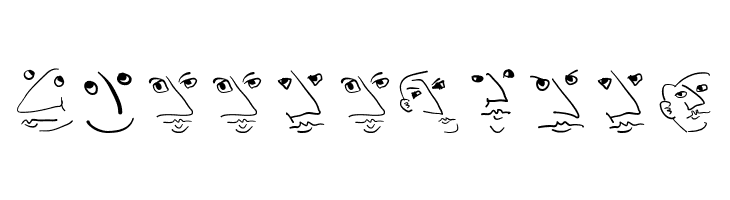 Wacofaces04  Free Fonts Download