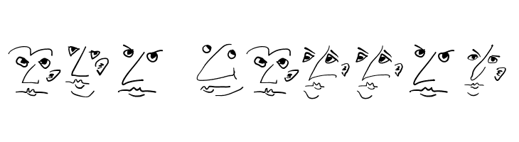 Wacofaces04  Free Fonts Download