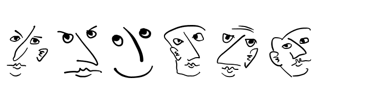 Wacofaces04  Free Fonts Download