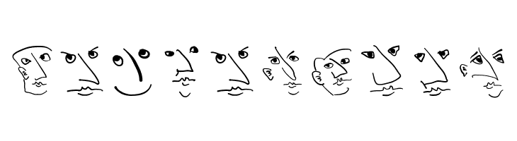 Wacofaces04  Free Fonts Download