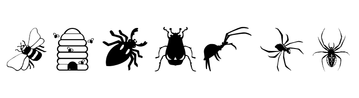 Insects07  Free Fonts Download