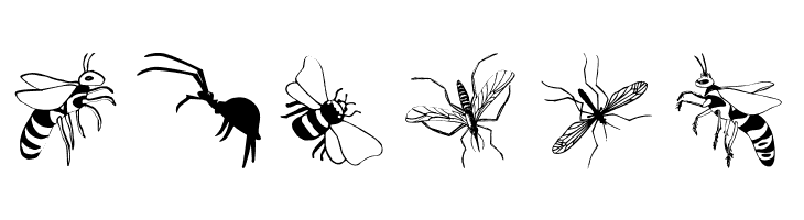 Insects07  Free Fonts Download