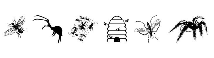 Insects07  Free Fonts Download
