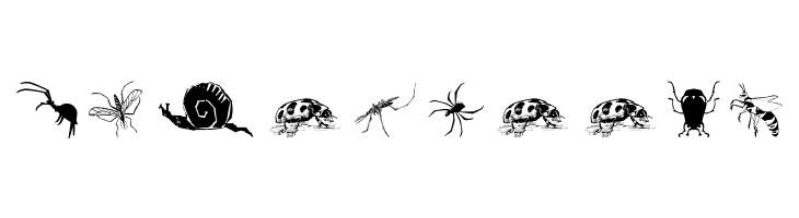 Insects07  Free Fonts Download