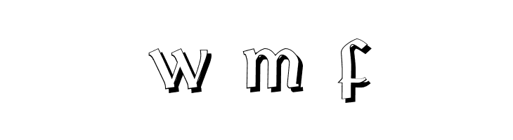 Deutsche Uncialis Shadow  Free Fonts Download