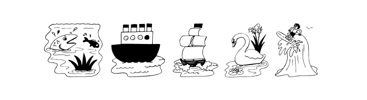 Swimming  Free Fonts Download