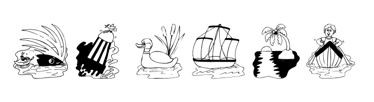 Swimming  Free Fonts Download