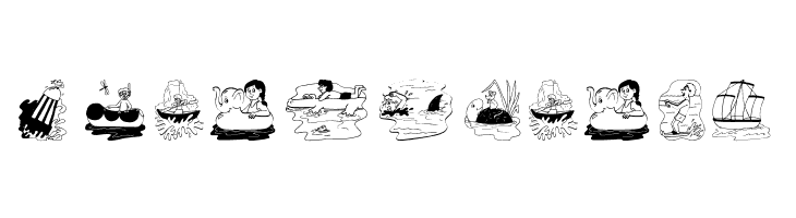 Swimming  Free Fonts Download