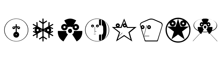 GeoEyesOne  Free Fonts Download