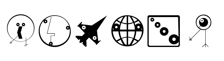 GeoEyesOne  Free Fonts Download