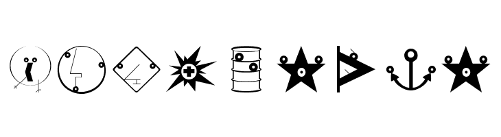 GeoEyesOne  Free Fonts Download