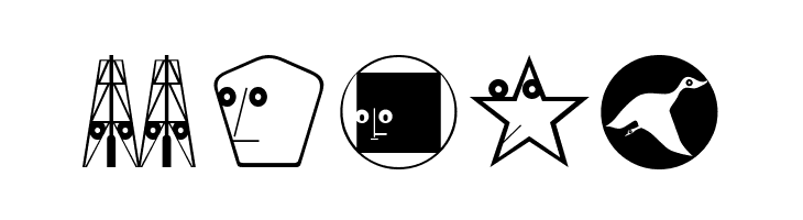 GeoEyesOne  Free Fonts Download