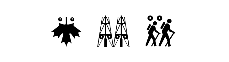 GeoEyesOne  Free Fonts Download