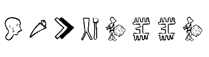 PhaistosFingers  Free Fonts Download