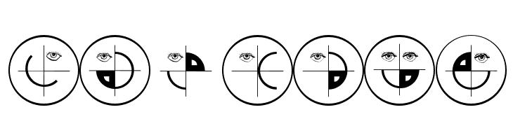 SchiessScheibeUndAuge  Free Fonts Download