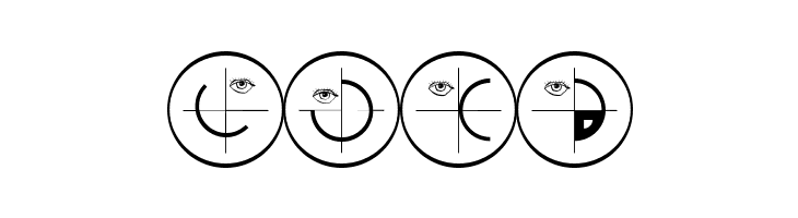 SchiessScheibeUndAuge  Free Fonts Download