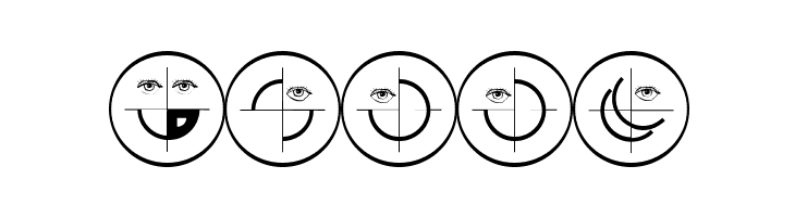 SchiessScheibeUndAuge  Free Fonts Download