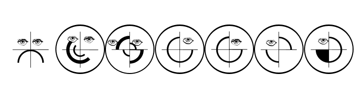 SchiessScheibeUndAuge  Free Fonts Download