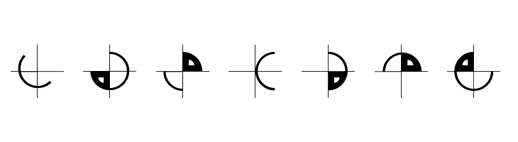 GeometricGlyphs  Free Fonts Download