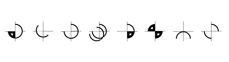 GeometricGlyphs  Free Fonts Download