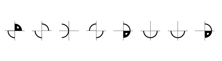 GeometricGlyphs  Free Fonts Download
