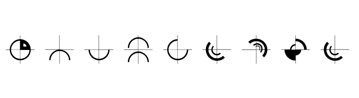 GeometricGlyphs  Free Fonts Download