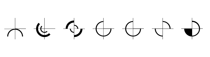 GeometricGlyphs  Free Fonts Download