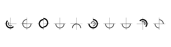 GeometricGlyphs  Free Fonts Download