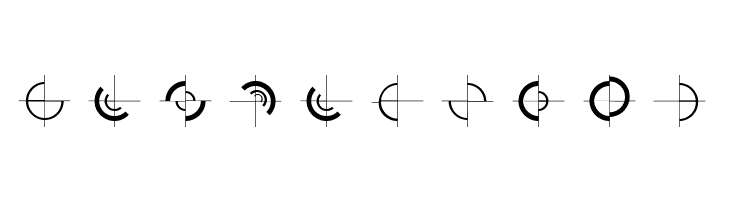 GeometricGlyphs  Free Fonts Download