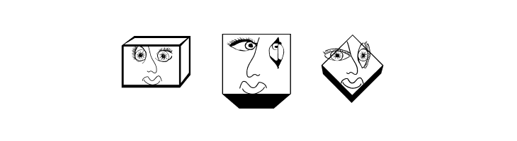 GeometricFaces  Free Fonts Download