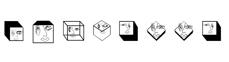 GeometricFaces  Free Fonts Download