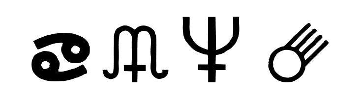 CarrAstroDings  Free Fonts Download