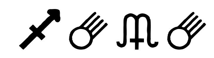 CarrAstroDings  Free Fonts Download