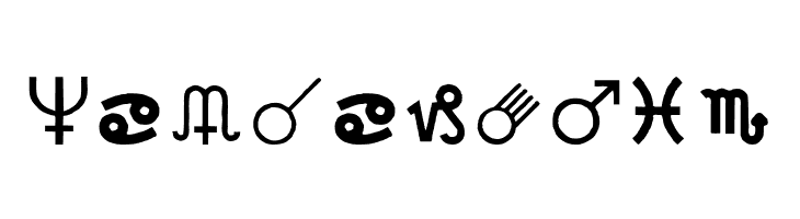 CarrAstroDings  Free Fonts Download