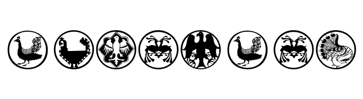 AbstractOrnamentBatsTwo  Free Fonts Download