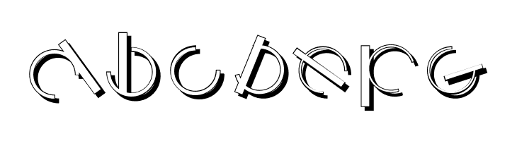 LogomatiqueShadow  Free Fonts Download