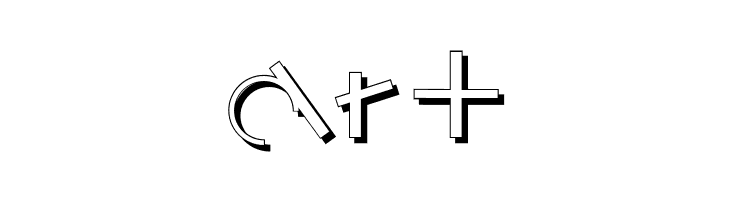 LogomatiqueShadow  Free Fonts Download