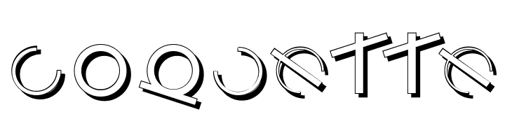 LogomatiqueShadow  Free Fonts Download