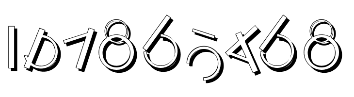 LogomatiqueShadow  Free Fonts Download